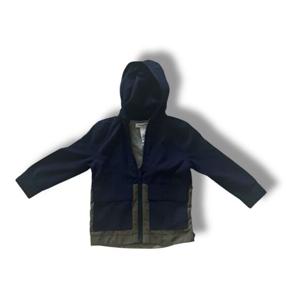 Tommy Bahama | EUC Navy Olive Hooded a Active Boys Windbreaker Jacket Size 18 Mo - Picture 1 of 4